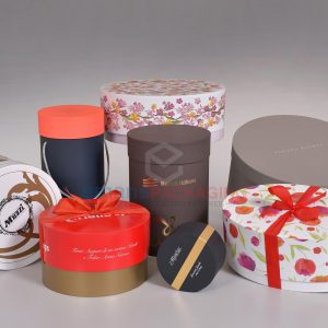 Colorful Custom Round Rigid Boxes