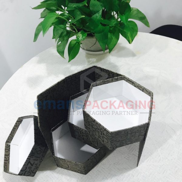 Hexagonal Rigid Packaging Boxes