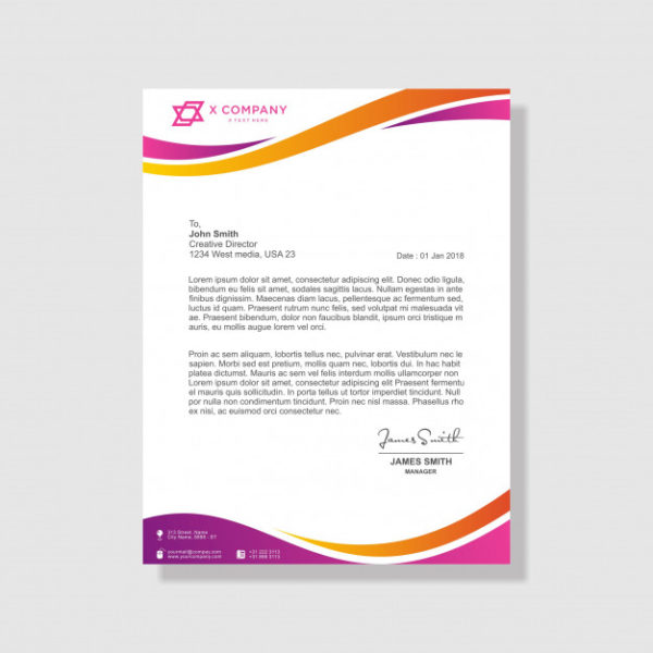 Custom Business Letterhead