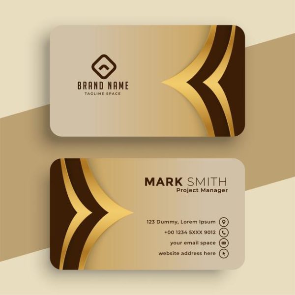 Brown Business card