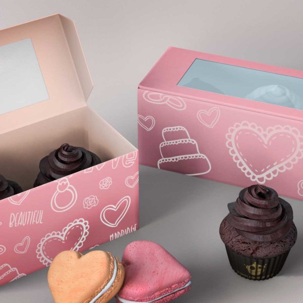 Cup Cake Packaging Boxes