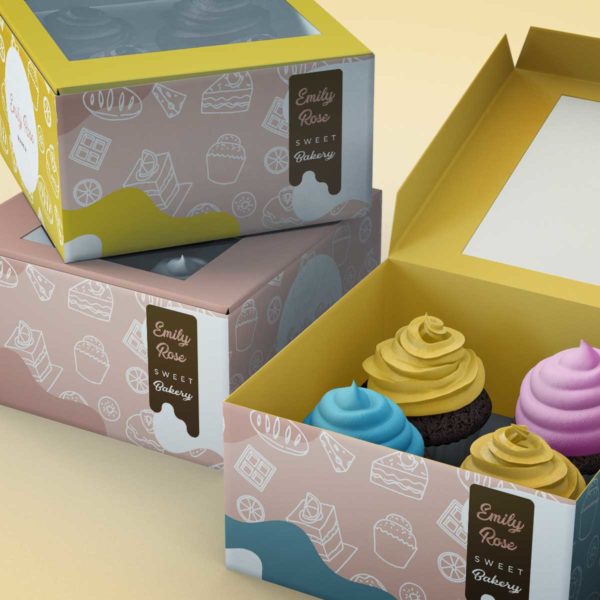 Cup Cake Packaging Boxes